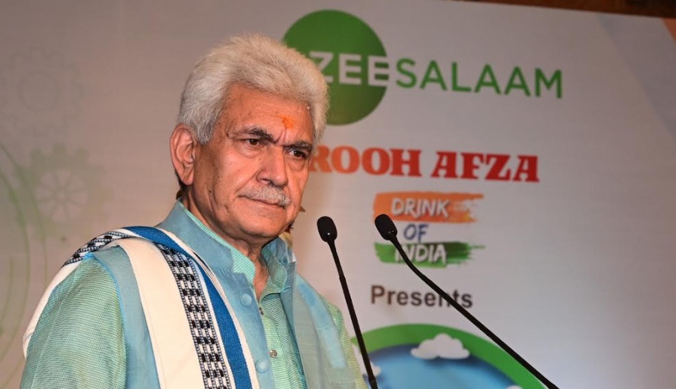 Lt Governor addresses Zee Salaam Conclave- “Emerging Jammu Kashmir”